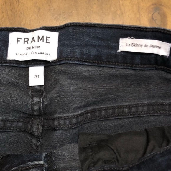 FRAME “le skinny de Jeanne” stagger hem jeans - Picture 6 of 13